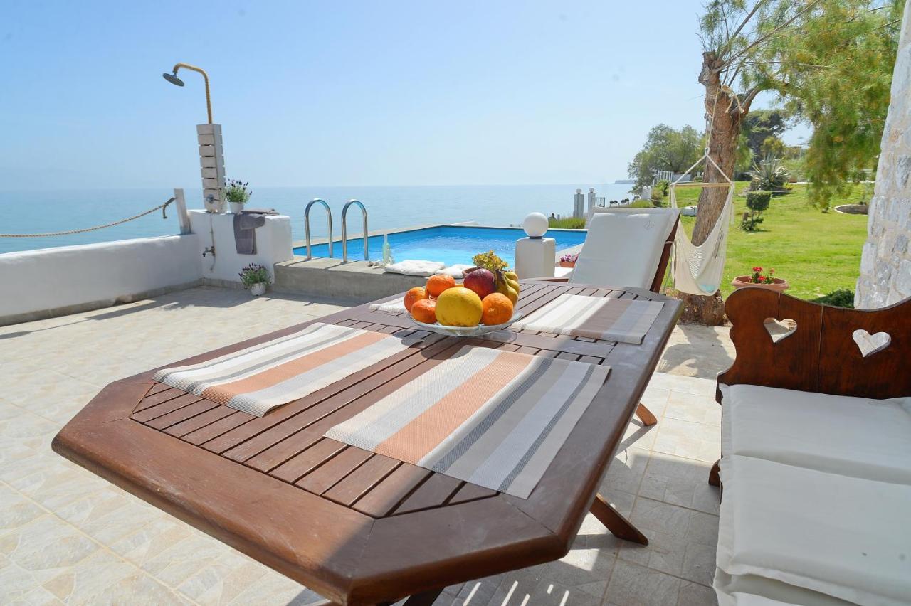Antorina Beachfront Villas With Private Pools Kamari  Exterior photo