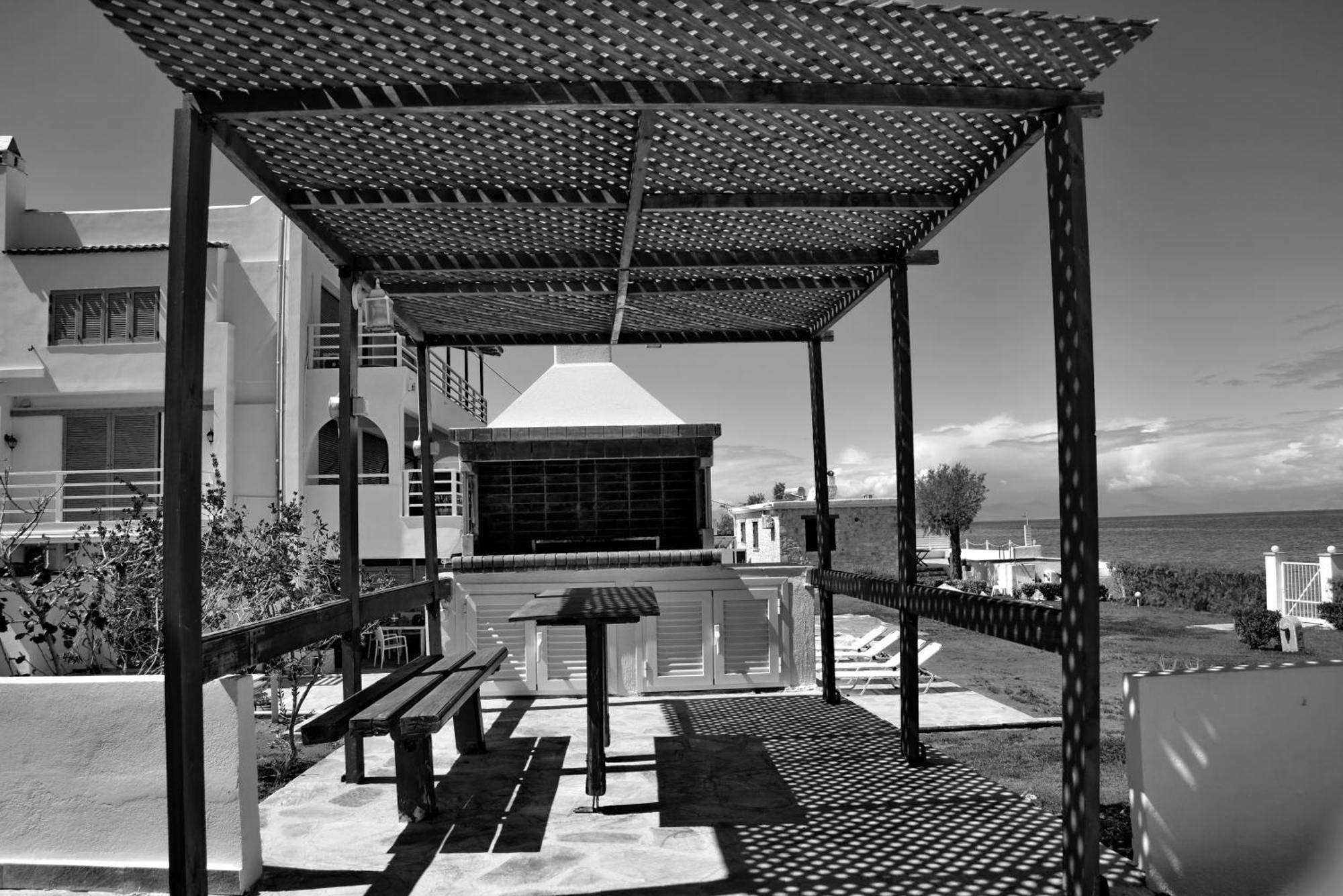Antorina Beachfront Villas With Private Pools Kamari  Exterior photo