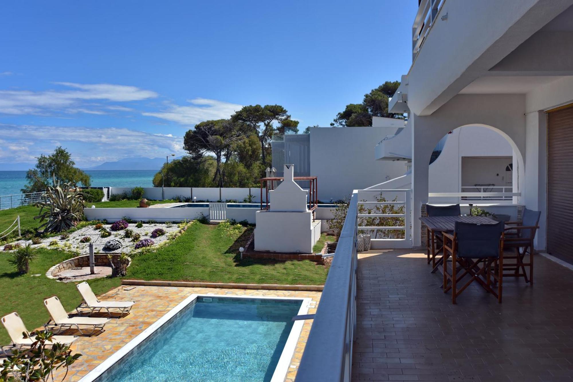 Antorina Beachfront Villas With Private Pools Kamari  Exterior photo